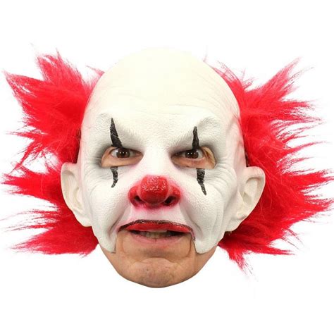 Adult Carnival Creepy Clown Mask 14in X 8in Party City