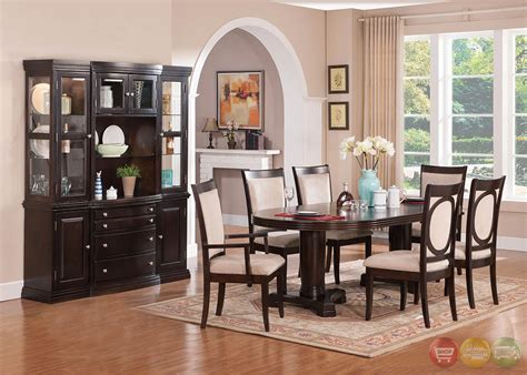 Transitional dining table transitional dining room furniture transitional dining table and chairs. Tony Transitional Dark Cherry Finish Wood Formal Dining ...
