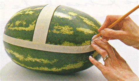 Carved Watermelon Basket
