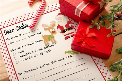 Letter To Santa Printable Kids Letter To Santa Santa Letter