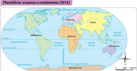 Mapa Dos Oceanos E Continentes Mapa Continentes E Oceanos Images