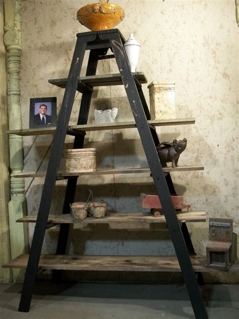 Maybe you would like to learn more about one of these? Double Step Ladder Shelving with 6 Steps | Vintage ...