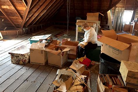 If you go to the orange store and buy a certain amount of blown insulation you can rent the machine for free, and return any unused insulation. Cleaning the Attic in Frankfort - avoision.com | avoision.com