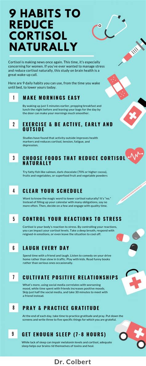 9 habits to reduce cortisol naturally dr don colbert cortisol how to lower cortisol
