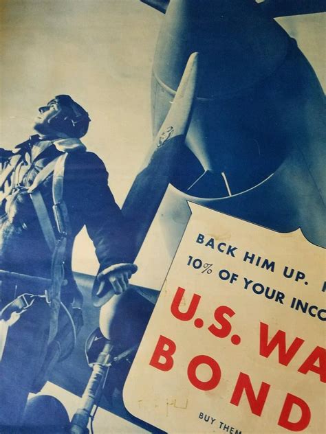 Original Ww2 Propaganda Poster Hes Giving All He Has Us War Bonds