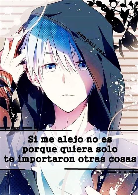 Image of imagenes sad anime chicas con frases. Si me alejo... | Frases del anime, Frases adolecentes ...