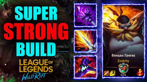 Super Strong Gragas Build Wild Rift League Of Legends Wild Rift