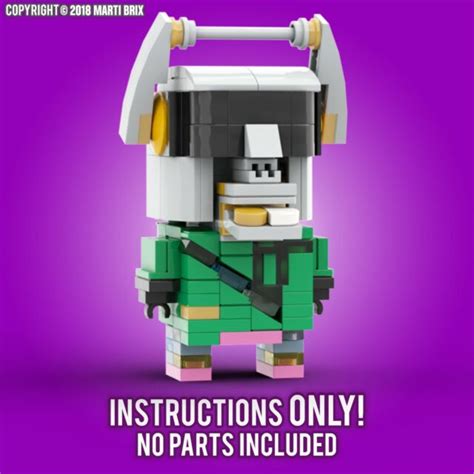 Lego Brickheadz Fortnite Dj Yonder Moc Instructions Martibrix Pdf