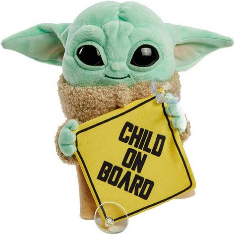 Star Wars Grogu Plush Child On Board Sign Toy 8 In Character From