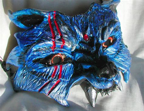 Blue Wolf Mask By Namingway On Deviantart