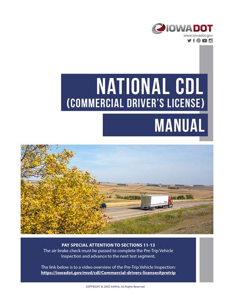 Iowas Cdl Manual 2023 Commercial Driver Handbook