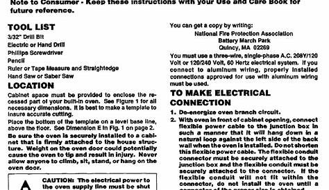 GE MICROWAVE OVEN INSTALLATION INSTRUCTIONS Pdf Download | ManualsLib