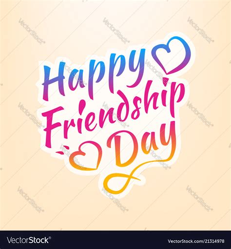 Stock Happy Friendship Day Royalty Free Vector Image