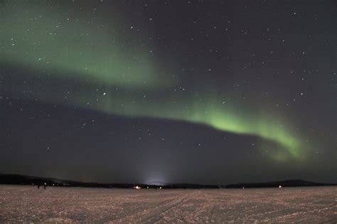 Jamie Northern Lights Over Lake Inari Finland