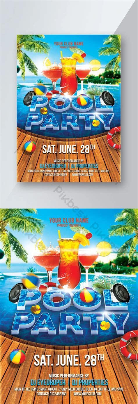 Pool Party Flyer Psd 100 Hot Sex Picture