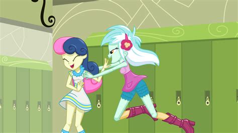 2063438 artist phucknuckl best friends bon bon boots canterlot high clothes cute dress