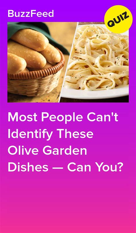 Most People Cant Identify These Olive Garden Dishes — Can You Olive