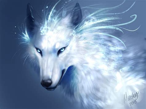 Icewolf To Chill Out 🐺 ️ Made With Procreate Digitalart