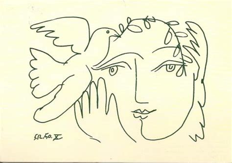 Postcard Nl 1441710 Pablo Picasso Face Of Peace