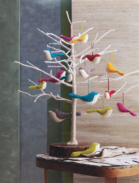 Pick the right ideas for you, your style, and your space, and you'll be proud of your festive 13 creative ways to decorate your christmas tree this season. Small Felt Bird Ornament - Christmas Bird Tree Ornaments ...