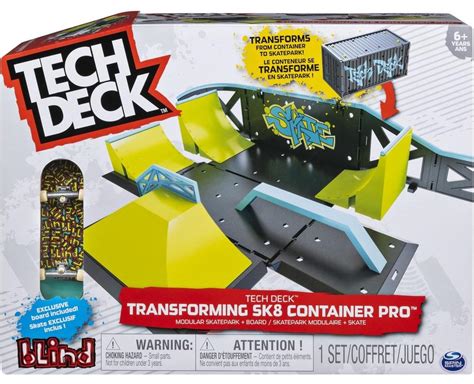 Tech deck skate park how can i make a skate park for my tech deck? Tech Deck Transforming Skate Container Pro With Ramp Set 2 ...