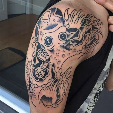 50 Traditional Octopus Tattoo Designs For Men Old School