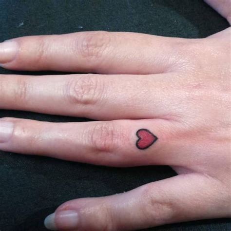 These thumb tattoo designs are one of the newest tattoo trends. 75 Sweet Heart Tattoo Designs and Meaning - True Love