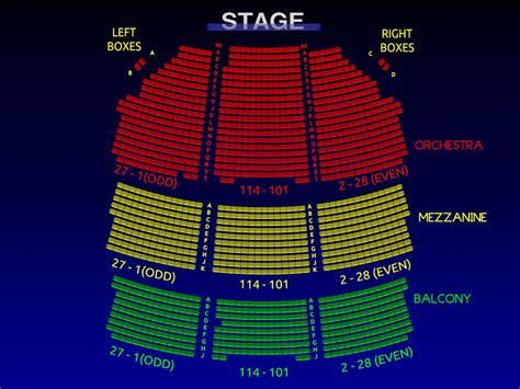 Shubert Theatre Matilda Interactive Broadway Seating Chart Broadway