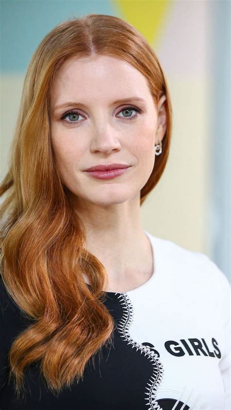 1080x1920 actress beautiful redhead jessica chastain 2019 wallpaper jessica chastain