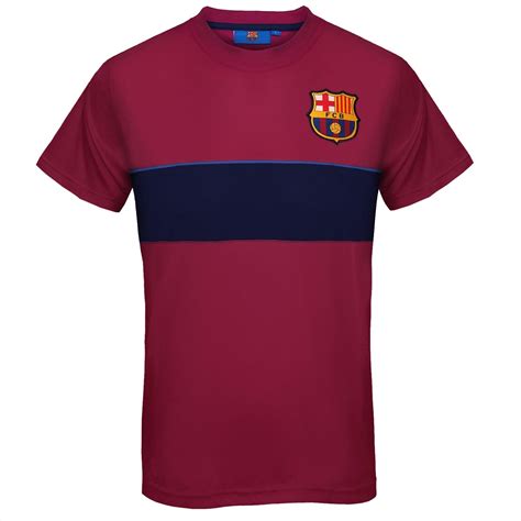 Fc Barcelona Official T Mens Poly Training Kit T Shirt