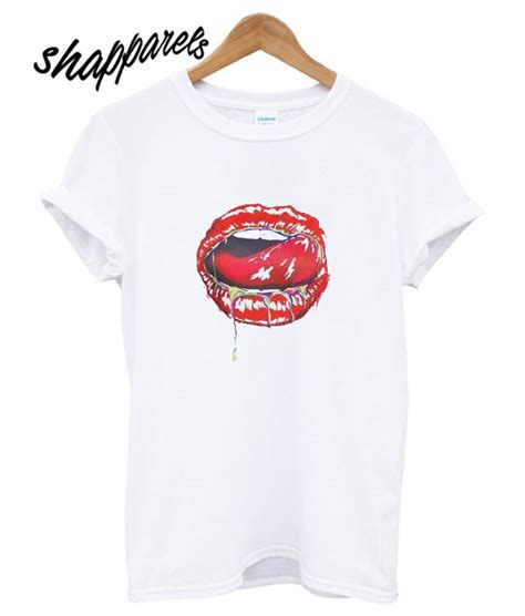 sexy red lips t shirt