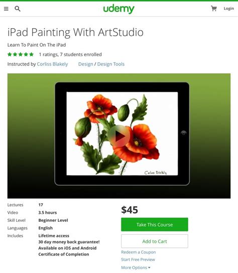 Learn To Paint On The Ipad With Artstudio Ipad Painting Art Studios
