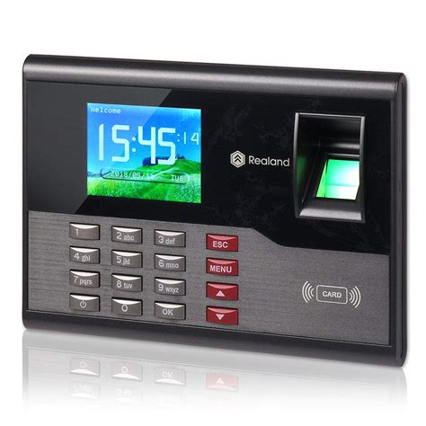 Time Attendance Realand A C121 Biometric Fingerprint Clock Terminal