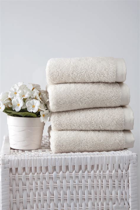 100 Genuine Turkish Cotton Horizon Hand Towel Set Of 4 Ozan