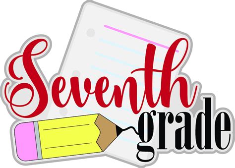 Seventh Grade Svg File Great For Scrapbook Teacher Etsy