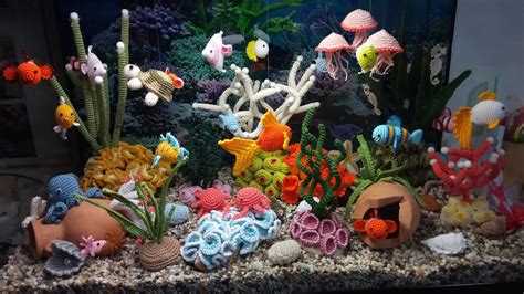 Cette Passionnée De Crochet A Créé Un Aquarium Aux Détails Incroyables