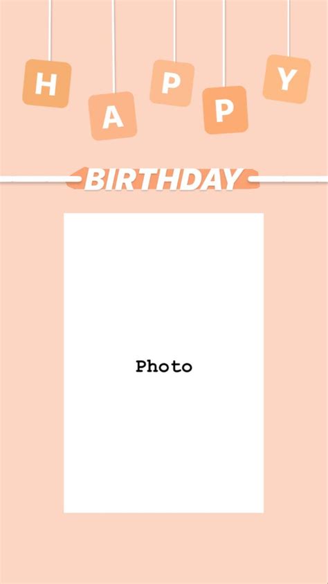 Happy Birthday Instagram Story Template Happy Birthday Template