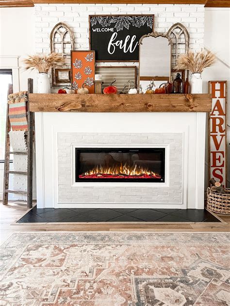 Diy Built In Fireplace American Farmhouse Style