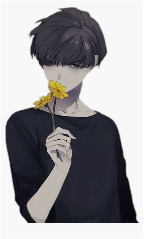Anime Animeboy Animeboy Flower Yellow Sad Boy