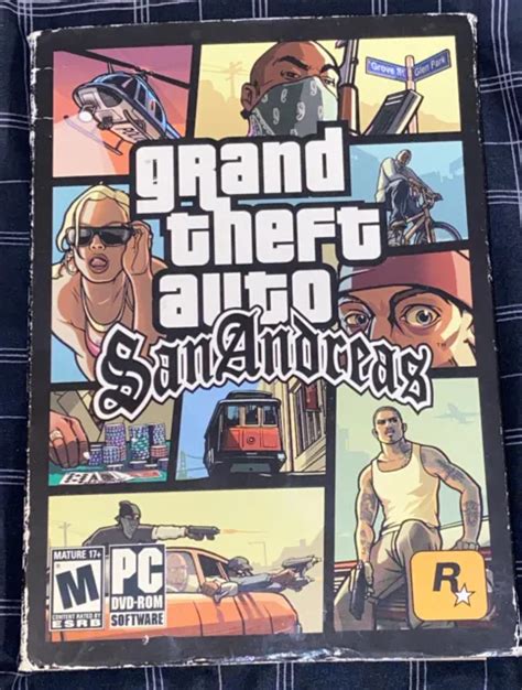 Grand Theft Auto San Andreas First Edition 2005 Book And Poster No Game