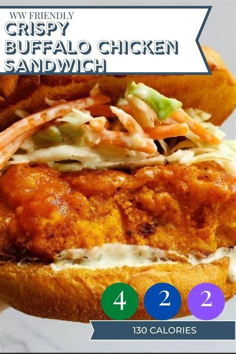 Crispy Buffalo Chicken Sandwich Lite Cravings Healthier Recipes