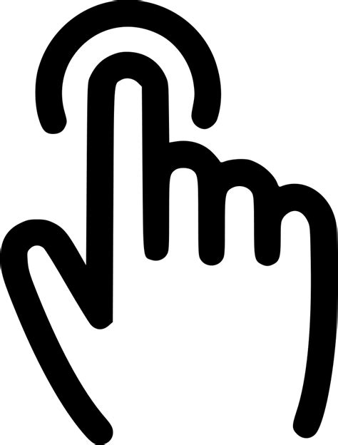 Hand Click Icon 415096 Free Icons Library