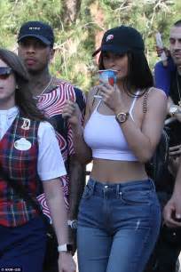 kylie jenner brings tyga and friends to disneyland daily mail online