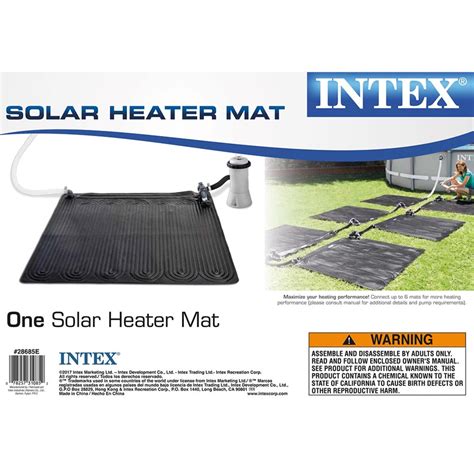 Intex Solar Mat Above Ground Pool Heater Solar Mat Splash Super Center