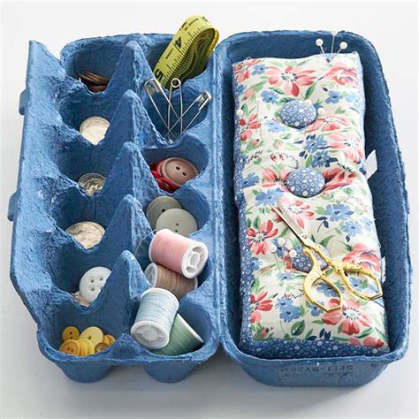 Egg Carton Sewing Kit — Totally Green Crafts