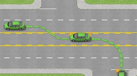 Center Turn Lane Rules Explained Zutobi Drivers Ed