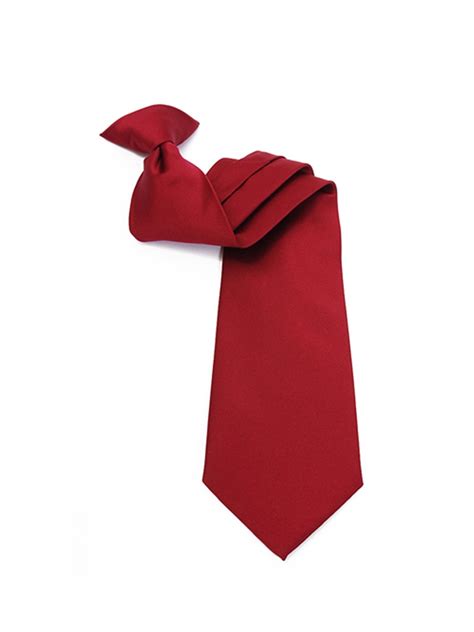 men s solid color 19 clip on neck tie ebay