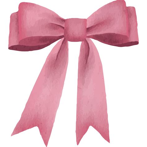 Pink Ribbon Color Bows Isolated On Transparent Background 24186911 Png