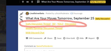 One of the more entertaining subreddits i've found on www.reddit.com is /r/wallstreetbets. How to find DD (and other stuff) on WSB : wallstreetbets