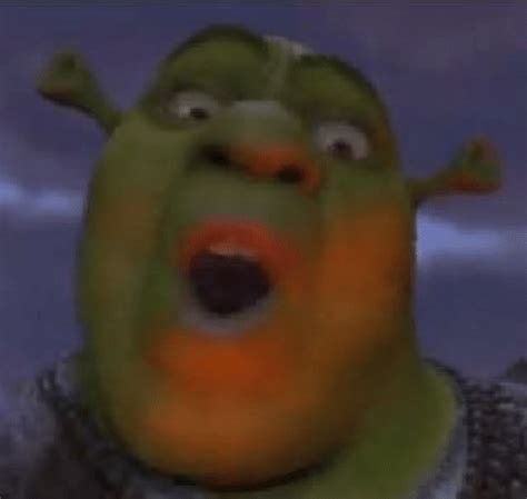 Shrek Face Blank Template Imgflip